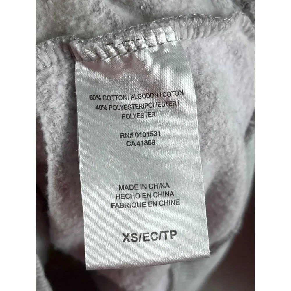 Keith Haring Womens Tie Dye Hoodie Hooded Graphic Sweatshirt XS Gray Loungewear